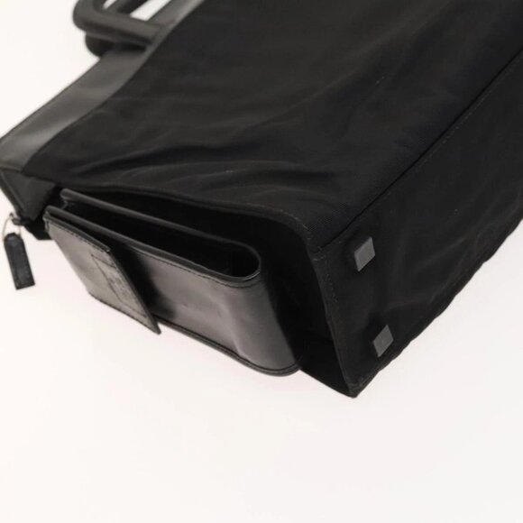 GUCCI Hand Bag Nylon Black Silver 015 3707 Auth 118899 - Picture 5 of 16